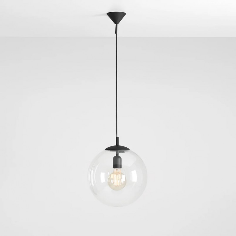Lampa wisząca szklana kula Globus 30cm - Aldex | Elegancki Design