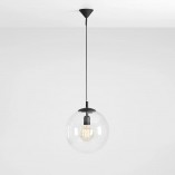Lampa wisząca szklana kula Globus 30cm - Aldex | Elegancki Design
