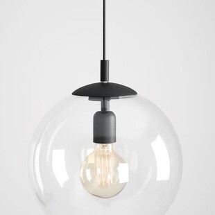 Lampa wisząca szklana kula Globus 30cm - Aldex | Elegancki Design