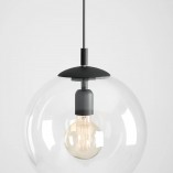 Lampa wisząca szklana kula Globus 30cm - Aldex | Elegancki Design