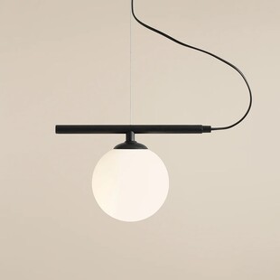 Lampa wisząca Beryl Glass - Aldex | Szkło, Biało-Czarna