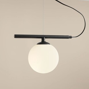 Lampa wisząca Beryl Glass - Aldex | Szkło, Biało-Czarna