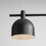 Lampa wisząca Beryl II czarna Aldex | Skandynawski design