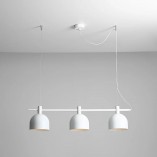 Lampa wisząca Beryl III biała Aldex | Skandynawski design