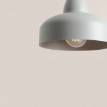 Lampa wisząca Como szara Aldex | Skandynawska, E27
