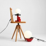 Lampa stołowa szklana Ball Black 20 | Aldex - Eleganckie oświetlenie