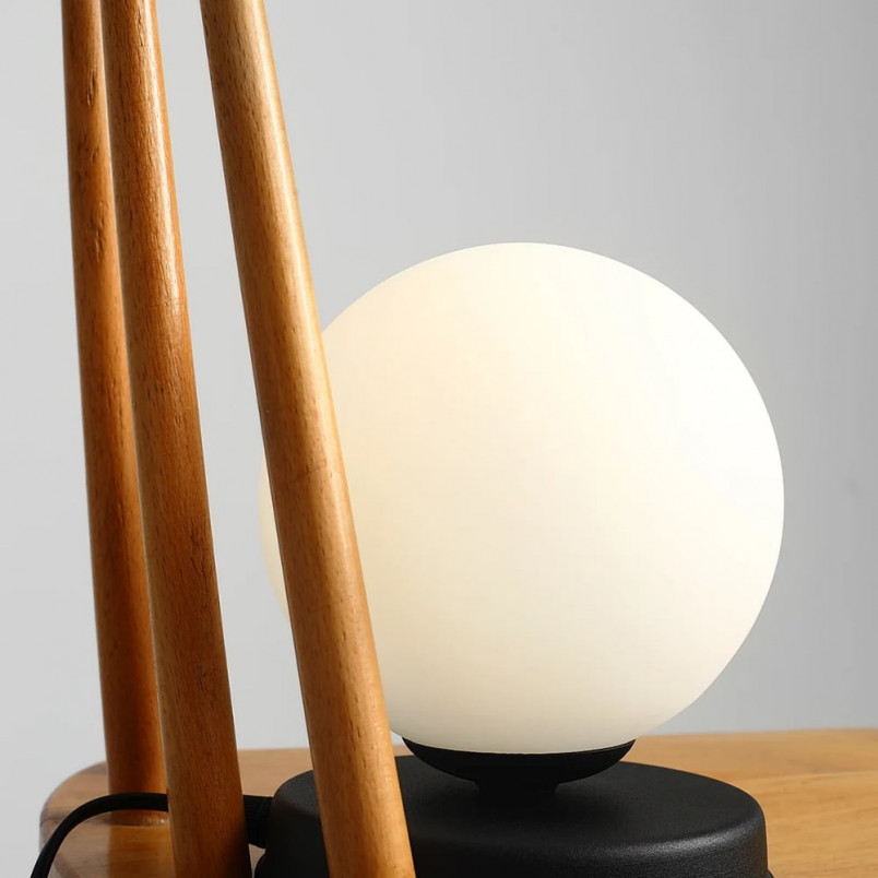 Lampa stołowa szklana Ball Black 14 Aldex - Elegancki design