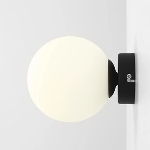 Kinkiet szklany Aldex Ball Black | Elegancki design