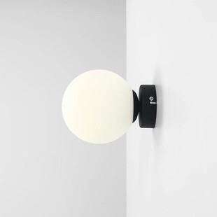 Kinkiet szklany Aldex Ball Black | Elegancki design