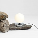 Lampa stołowa szklana Ball Chrome 14 - Aldex | Elegancki design