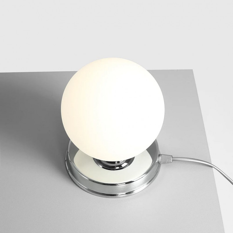 Lampa stołowa szklana Ball Chrome 14 - Aldex | Elegancki design