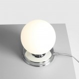 Lampa stołowa szklana Ball Chrome 14 - Aldex | Elegancki design