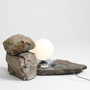 Lampa stołowa szklana Ball Chrome 14 - Aldex | Elegancki design