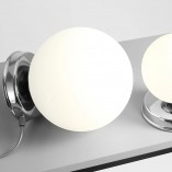 Lampa stołowa szklana Aldex Ball Chrome 20 - Elegancki design