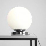 Lampa stołowa szklana Aldex Ball Chrome 20 - Elegancki design