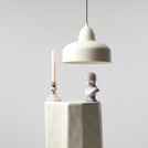 Lampa wisząca Como Colours - kremowa, metalowa, Aldex | Skandynawski design