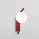 Kinkiet szklana kula Zac Red Wine - Aldex | Retro i Vintage