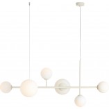 Lampa wisząca Dione VI - Szklane kule biało-kremowe Aldex | Kup teraz!