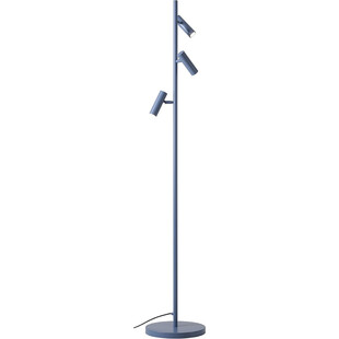Lampa podłogowa z reflektorkami Trevo III niebieska Aldex