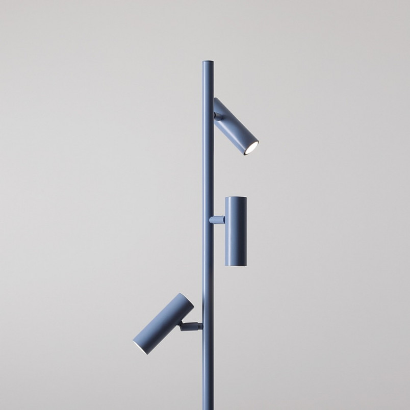 Lampa podłogowa niebieska Aldex Trevo III - Nowoczesny design