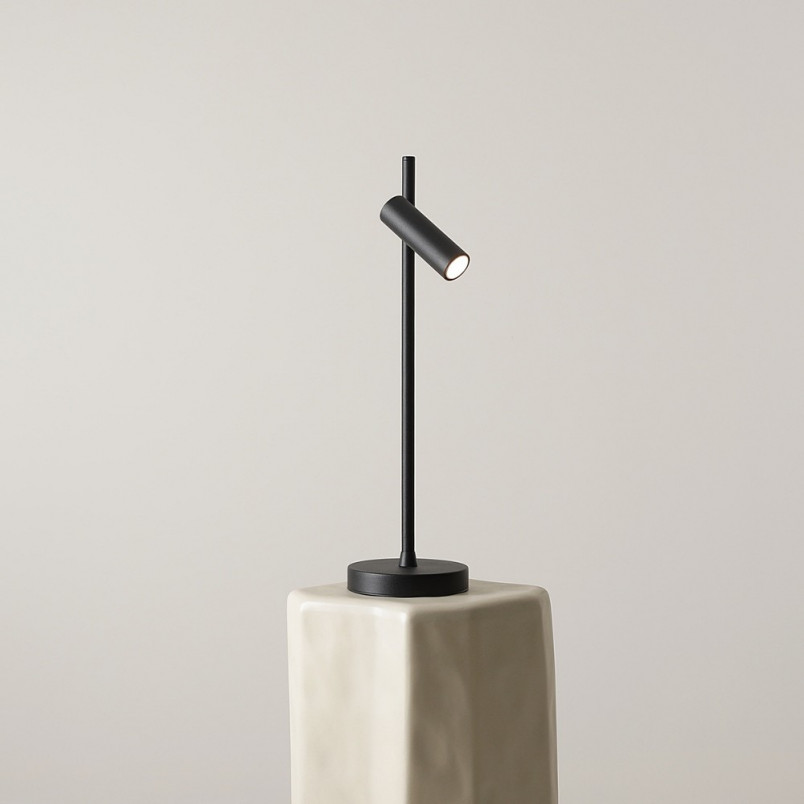Lampa biurkowa minimalistyczna Trevo czarna Aldex | Sklep