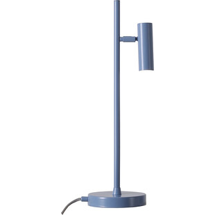 Lampa biurkowa minimalistyczna Trevo niebieska Aldex