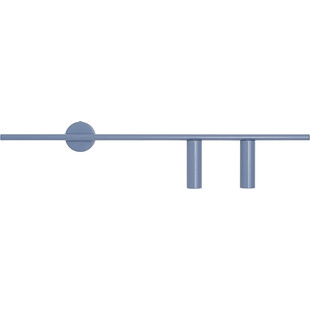 Kinkiet podłużny Trevo II prawy 80cm niebieski Aldex