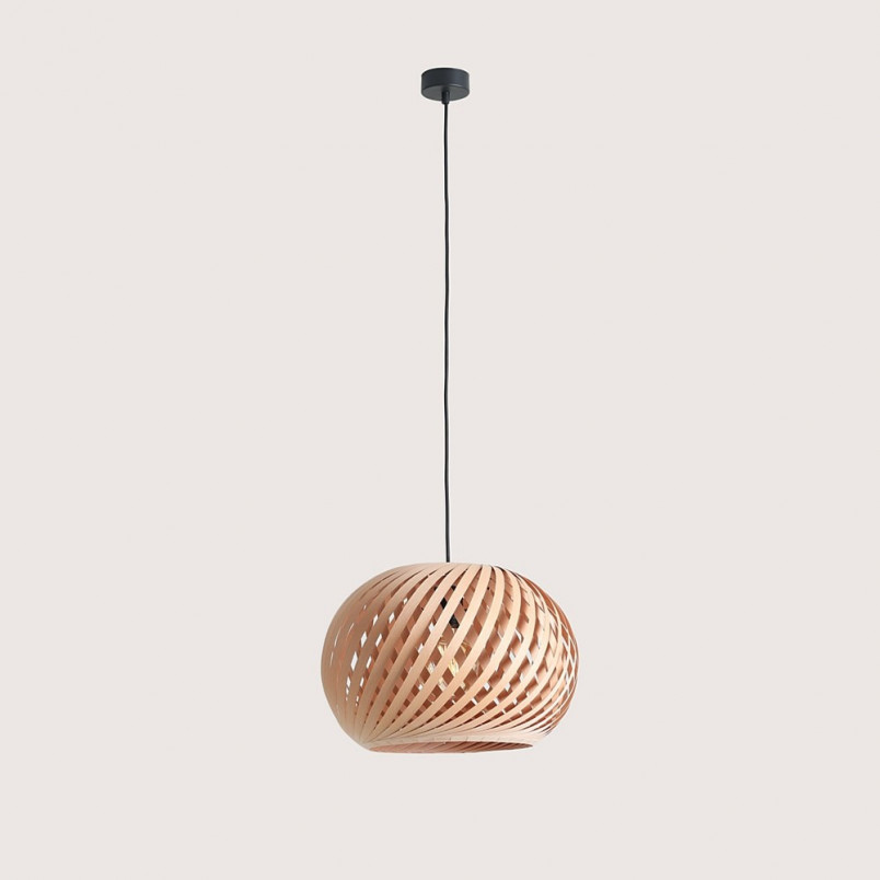 Lampa wisząca drewniana Nature Cross 40cm | Aldex