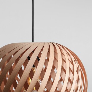 Lampa wisząca drewniana Nature Cross 40cm | Aldex