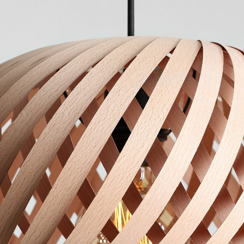 Lampa wisząca drewniana Nature Cross - Aldex | Skandynawski Design