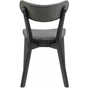Krzesło drewniane Actona Roxby | Szary/Czarny - Stylowy Design