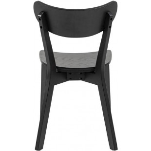 Krzesło drewniane Roxby czarne Actona - Stylowy design