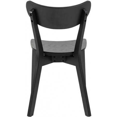 Krzesło drewniane Roxby czarne Actona - Stylowy design