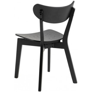 Krzesło drewniane Roxby czarne Actona - Stylowy design