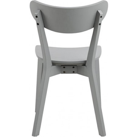 Krzesło drewniane Roxby szare Actona - Stylowy design