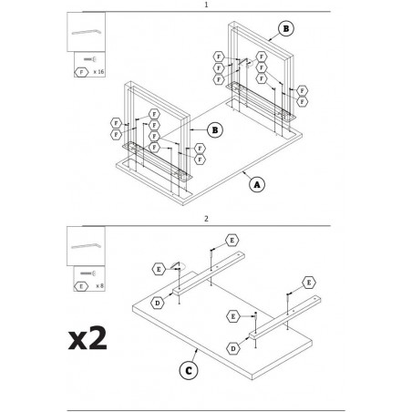 Stół rozkładany loft Perez Halmar | Jasny dąb 160x90