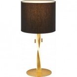 Lampa stołowa glamour czarno-złota Nandor | Trio