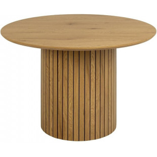 Stół okrągły Yale Actona | 120cm dąb - Skandynawski Design