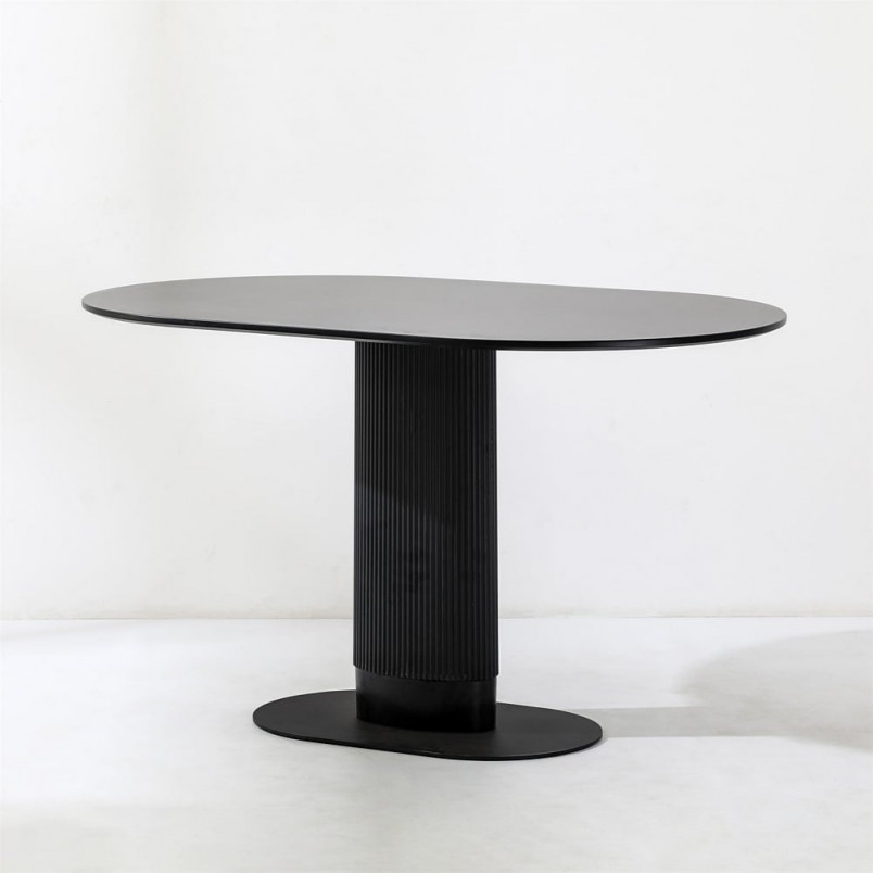 Stół owalny Maxim 120x70cm czarny - Intesi | Nowoczesny design