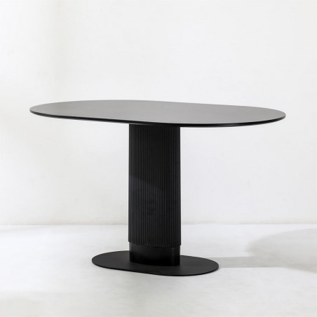 Stół owalny Maxim 120x70cm czarny - Intesi | Nowoczesny design