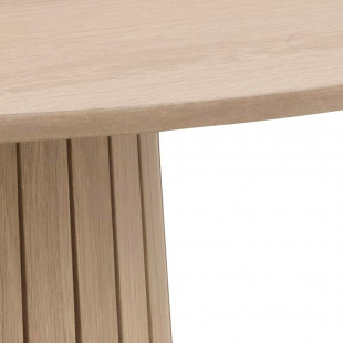 Stół okrągły Actona Christo 120cm dąb bielony - Elegancki design