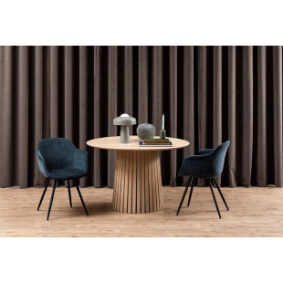 Stół okrągły Actona Christo 120cm dąb bielony - Elegancki design