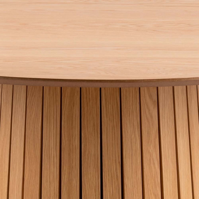 Stół okrągły Actona Christo 120cm dąb - Elegancki design