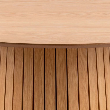 Stół okrągły Actona Christo 120cm dąb - Elegancki design