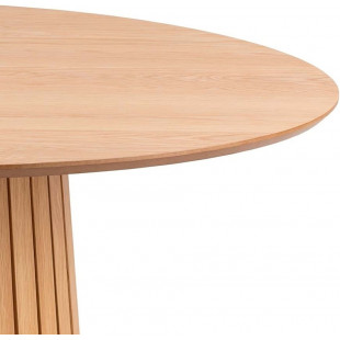Stół okrągły Actona Christo 120cm dąb - Elegancki design