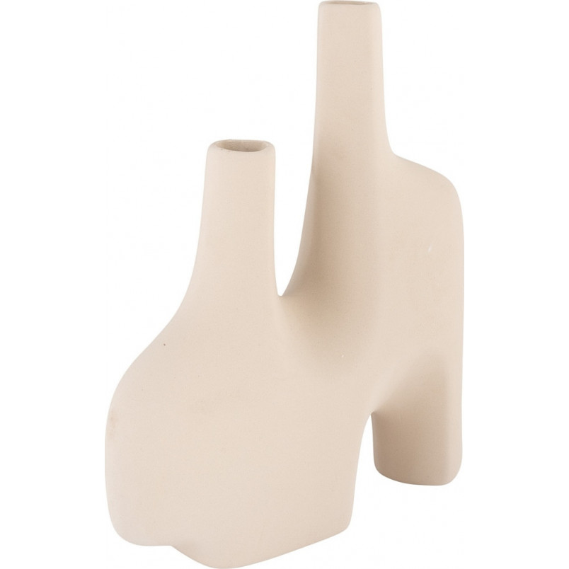 Wazon ceramiczny boho Intesi Sand beżowy | Elegancki dodatek