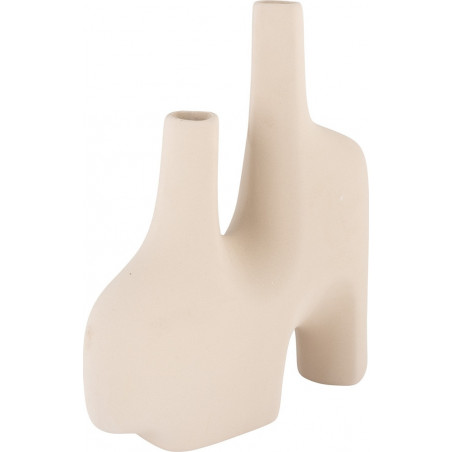 Wazon ceramiczny boho Intesi Sand beżowy | Elegancki dodatek
