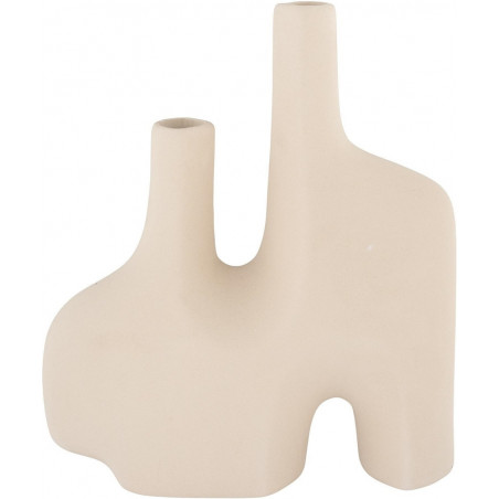 Wazon ceramiczny boho Intesi Sand beżowy | Elegancki dodatek