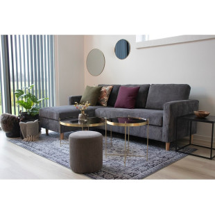 Lustro okrągłe Jersey 60cm złote Intesi - Elegancki Dodatek