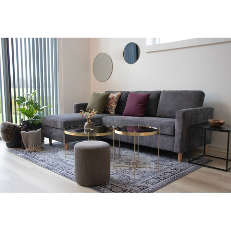 Lustro okrągłe Jersey 60cm złote Intesi - Elegancki Dodatek